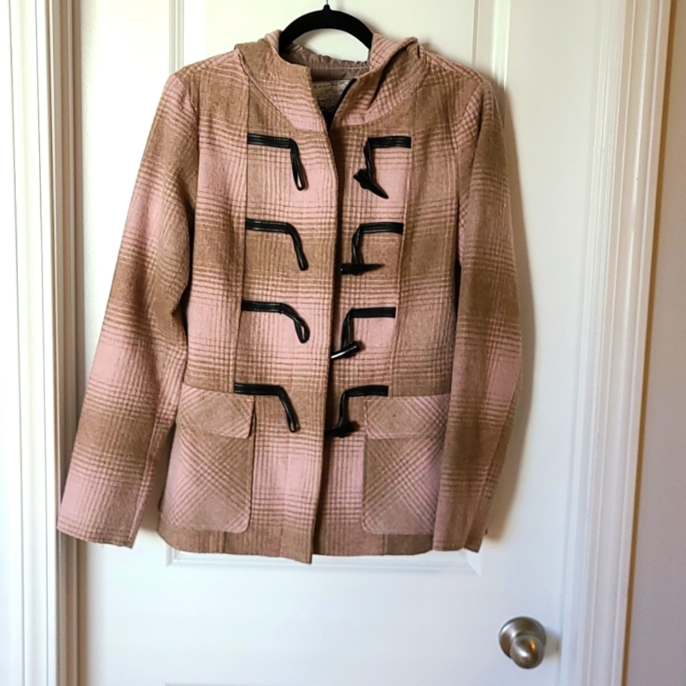 Kensie hooded coat size small